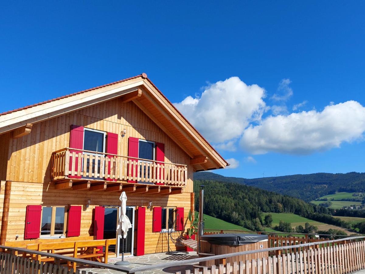 Bergchalet Am Waldrand - Pool, Sauna & Kamin Pollauberg Exterior photo